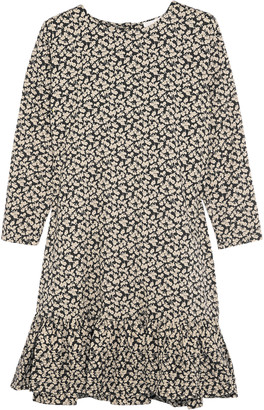 The Great The Drop ruffled floral-print cotton dress