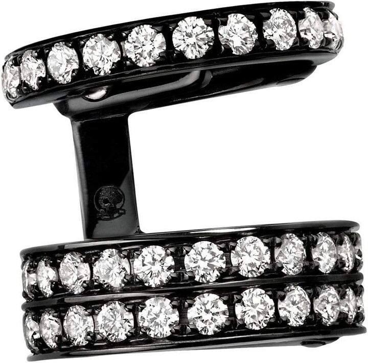 Repossi Berbere Module 3 Pave Diamond Row Earcuff