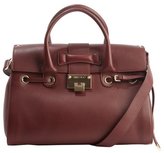 Thumbnail for your product : Jimmy Choo dark red leather 'Rosalie' convertible top handle satchel