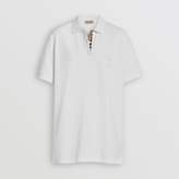 Thumbnail for your product : Burberry Check Placket Cotton PiquÃ© Polo Shirt