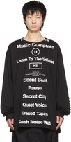 Thumbnail for your product : TAKAHIROMIYASHITA TheSoloist. Black Cotton Long Sleeve T-Shirt