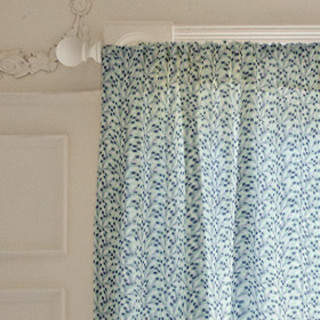 Minted Vine and Berry Curtains