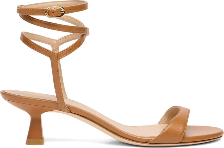 Stuart Weitzman Wrap Leather Sandals