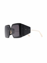 Thumbnail for your product : Dior Sunglasses Solar oversized-frame sunglasses