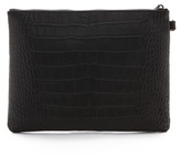 Thumbnail for your product : Hudson Reece Croc Embossed Pouchette