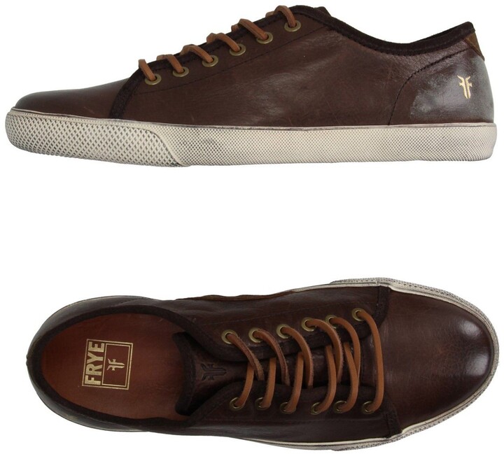 frye white sneakers womens
