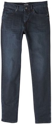 MANGO Men's Slim-fit dark wash Jan jeans