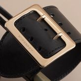 Thumbnail for your product : Burberry Buckle Detail Leather Mid-heel Sandals