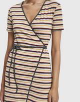 Thumbnail for your product : Which We Want Lou Ribbed Wrap Dress