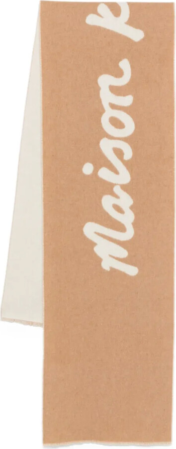 MAISON KITSUNÉ Handwriting scarf