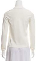 Thumbnail for your product : Valentino Lace-Trimmed Crew Neck Top