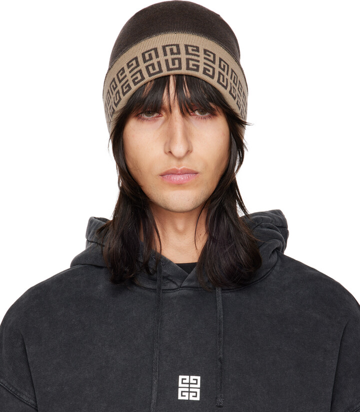 Givenchy Brown 4G Reversible Beanie - ShopStyle Hats