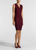 Thumbnail for your product : St. John Refined Textured Float Knit V-Neck Dress