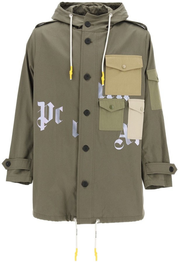 Palm Angels military parka - ShopStyle Outerwear