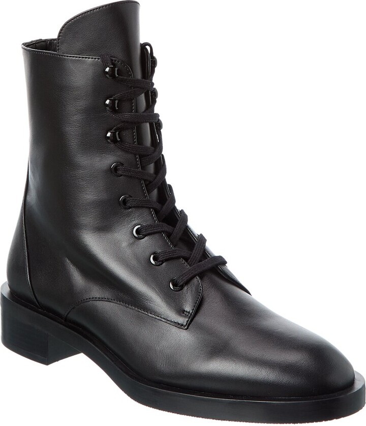 Stuart Weitzman Sondra Sleek Leather Bootie