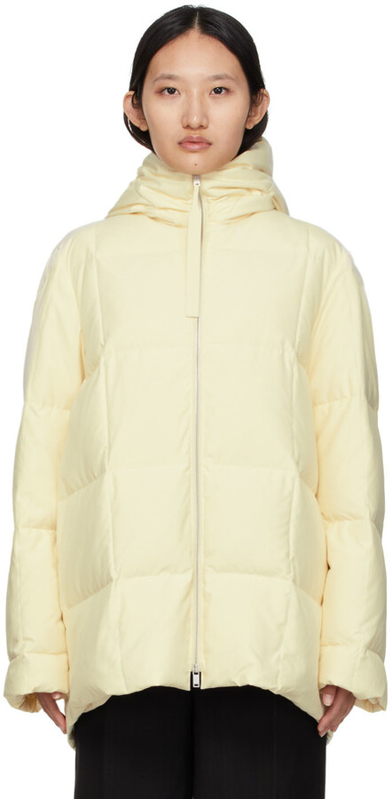 off white quilted jacket