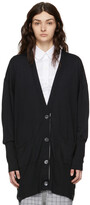 Thumbnail for your product : Thom Browne Gray Silk Cardigan