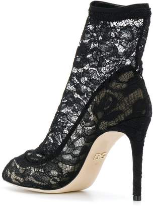 Dolce & Gabbana lace shoe boots