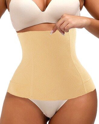 Werena Tummy Control Shapewear Thong for Women Slimming Body Shaper Panties  Seamless Sculpting Thongs Girdle Underwear(Beige,Small) at  Women's  Clothing store