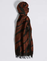Thumbnail for your product : M&S Collection Animal Print Scarf
