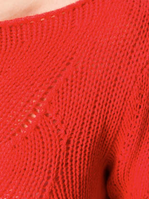 Etro open knit detail sweater
