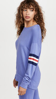 Thumbnail for your product : Sundry 3 Color Stripe Sweatshirt