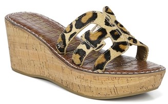 sam edelman leopard wedges