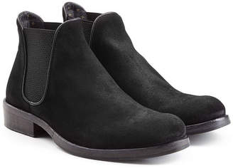 Fiorentini+Baker Suede Chelsea Boots with Leather Trim