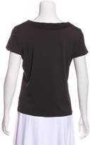 Thumbnail for your product : Armani Collezioni Scoop Neck Short Sleeve Top