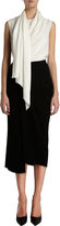 Thumbnail for your product : Lanvin Drape Front Unfinished Hem Skirt