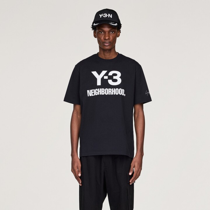 adidas NBHD LOGO TEE Black S Unisex