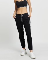 Thumbnail for your product : DKNY Women's Black Track Pants - Relaxed Logo Joggers with Split Logo Side Panel - Size XS at The Iconic