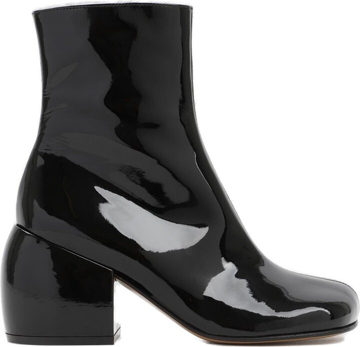 Dries van Noten Slip-on Booties brown-black leopard pattern casual look Shoes Booties Slip-on Booties 
