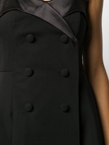 Thumbnail for your product : Self-Portrait Strapless Tuxedo Dress