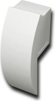 Baseboarders Elliptus Series Steel Easy Slip-On Baseboard Heater Cover Right Side Open End Cap