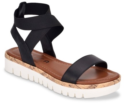 unisa black sandals