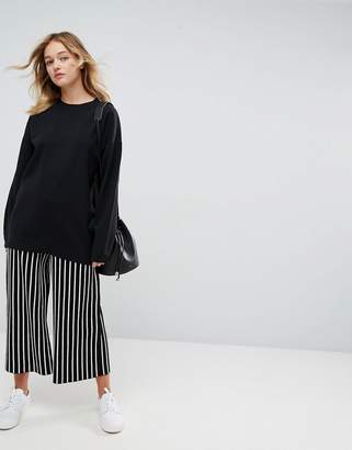 ASOS DESIGN Oversized Sweater With Crew Neck In Structured Yarn