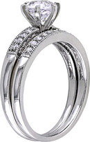 Thumbnail for your product : MODERN BRIDE Ã¢â¦â CT. T.W. Diamond & Lab-Created White Sapphire Bridal Ring Set