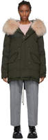 Thumbnail for your product : Mr & Mrs Italy Green Down Puffer Parka