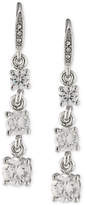Thumbnail for your product : Carolee Silver-Tone Graduated Crystal Linear Drop Earrings