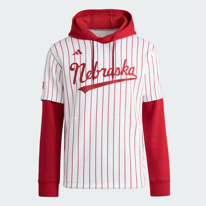 Nebraska Cornhuskers Youth Baseball Jersey Hoodie