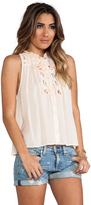 Thumbnail for your product : Free People Lace Inset Collar Top