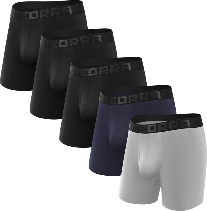 ASTEORRA Mens Boxers Multi Pack Underwear for Men Performance Mens