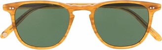 Garrett Leight Square Tinted Sunglasses