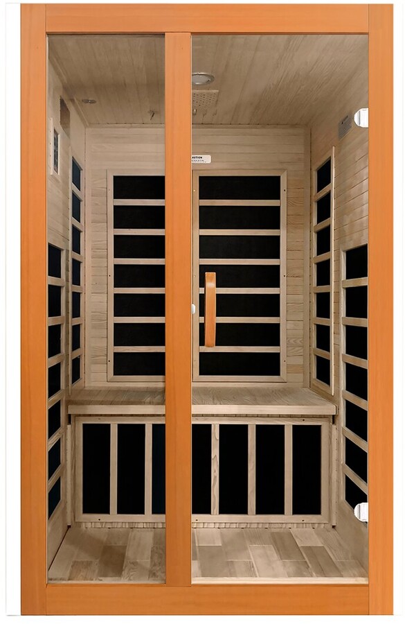 Dynamic Saunas Santiago Elite 2Person Ultra Low Emf (Under 3Mg) Far