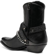 Thumbnail for your product : Paul Warmer Chain-Detail Ankle Boots