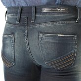 Thumbnail for your product : Pepe Jeans Blue Black Slim-Fit Stretch Cotton Skinny Jeans, Length 32