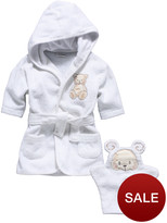 Thumbnail for your product : Ladybird Baby Unisex Robe And Wash Mitt