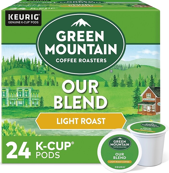 Green Mountain Our Blend Coffee, Light Roast, 0.33 oz. Keurig® K-Cup® Pods, 24/Box (6570)