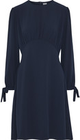 Thumbnail for your product : Iris & Ink Elina Gathered Crepe Dress